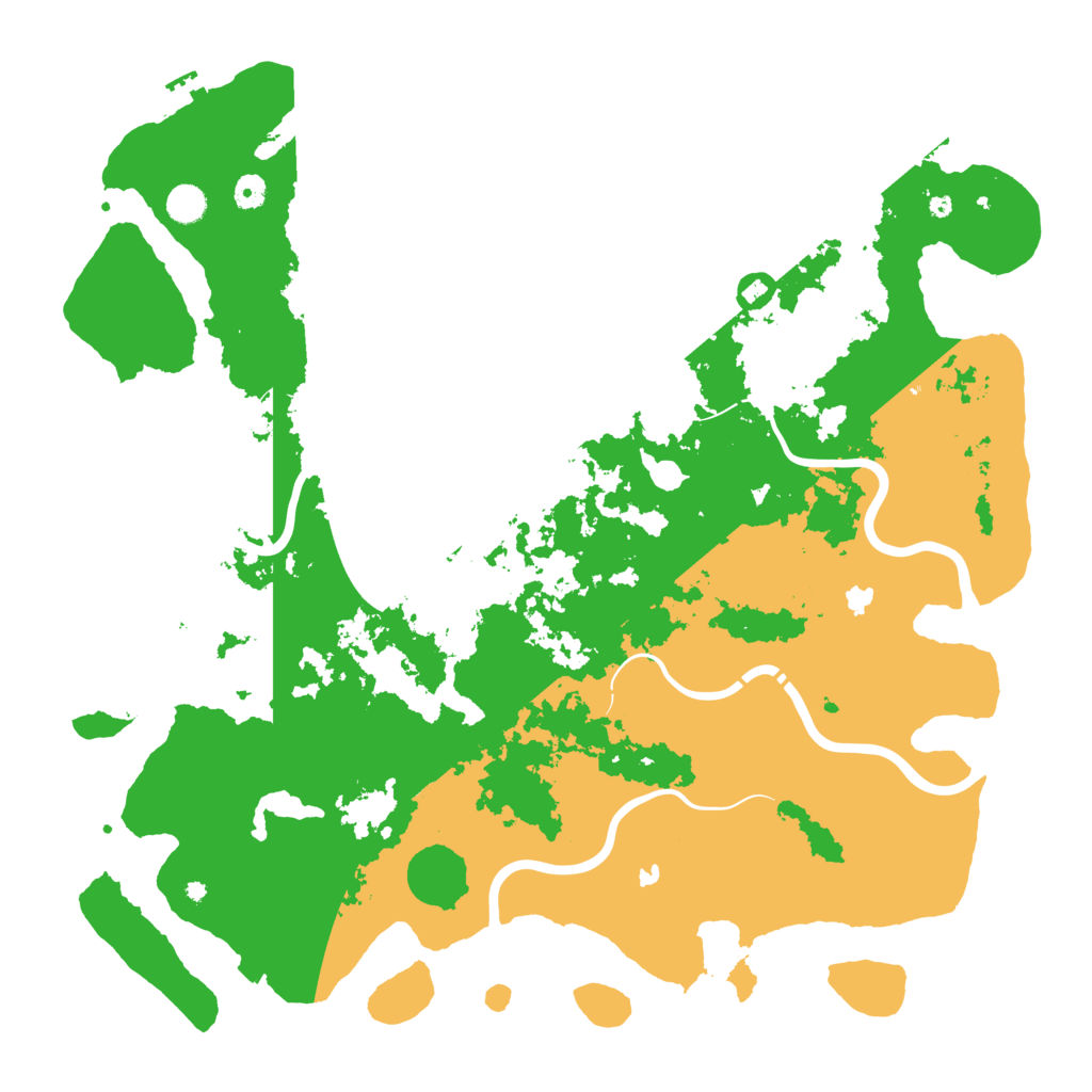 Biome Rust Map: Procedural Map, Size: 4900, Seed: 2189995