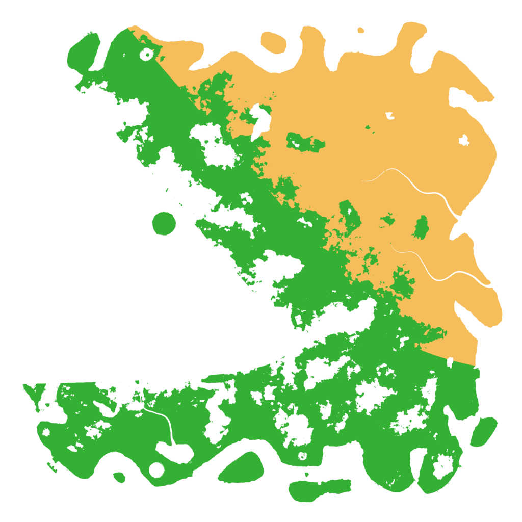 Biome Rust Map: Procedural Map, Size: 6000, Seed: 617347126