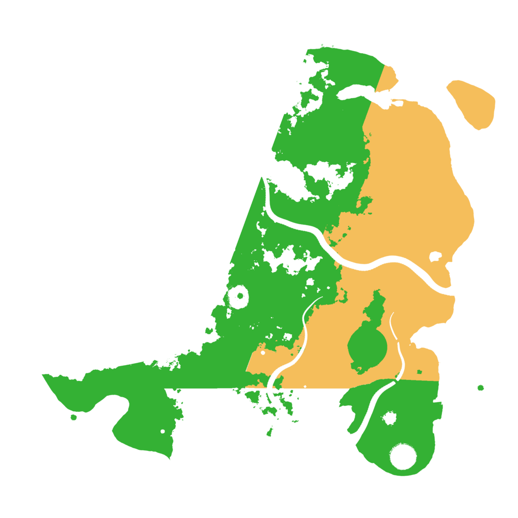 Biome Rust Map: Procedural Map, Size: 3500, Seed: 404014649