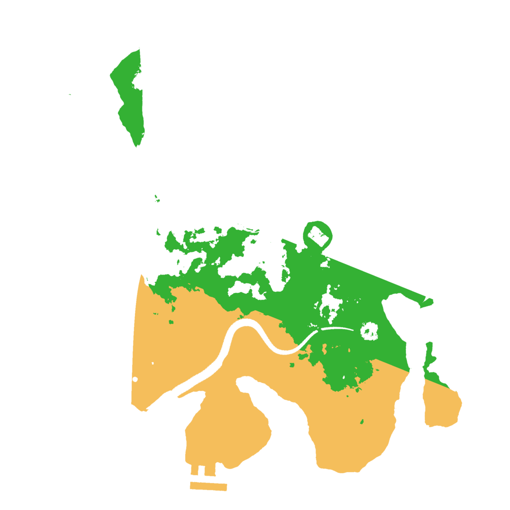 Biome Rust Map: Procedural Map, Size: 2800, Seed: 5423