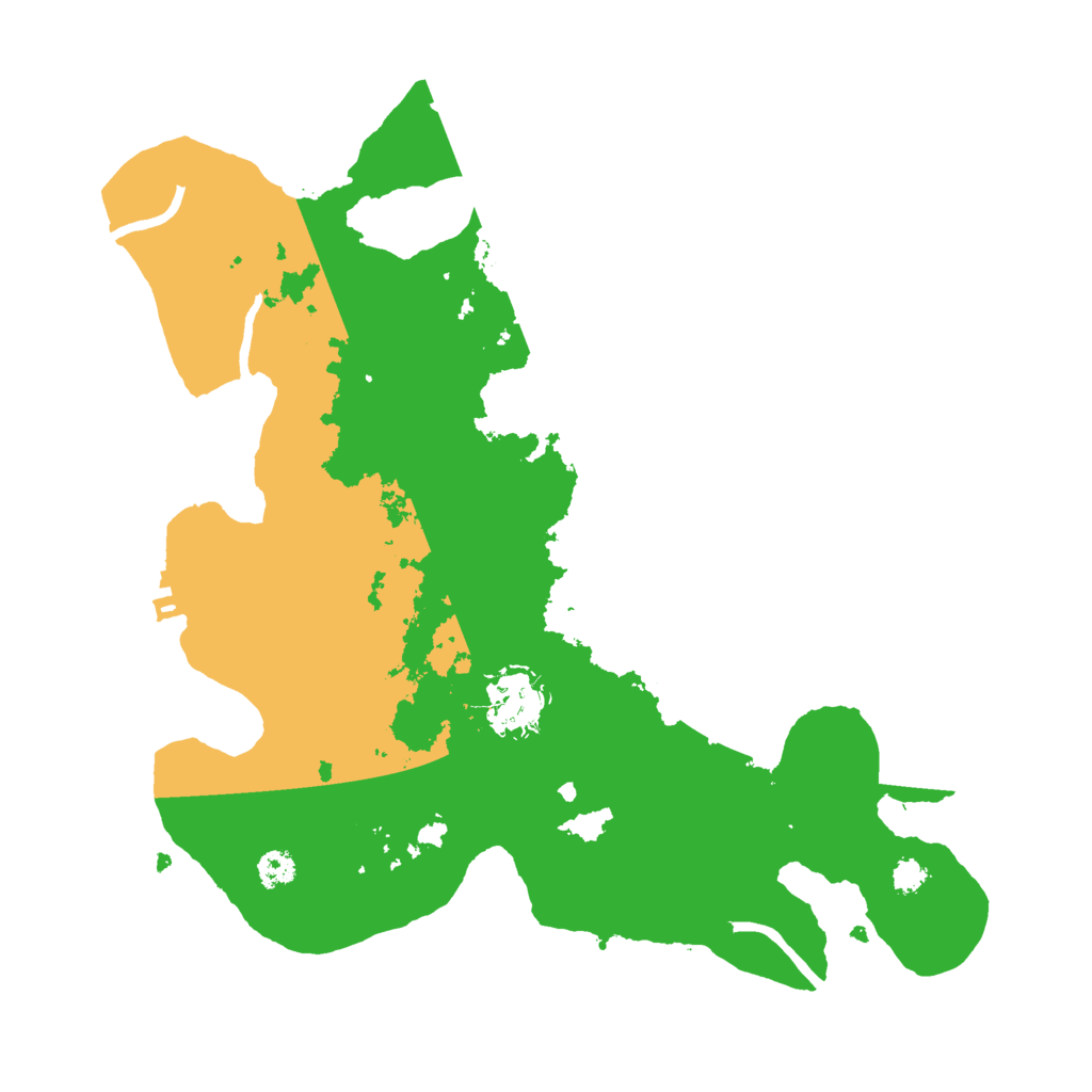 Biome Rust Map: Procedural Map, Size: 3000, Seed: 19650520