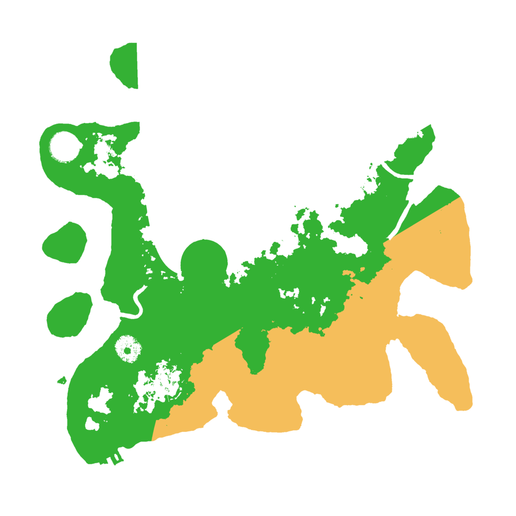 Biome Rust Map: Procedural Map, Size: 3000, Seed: 43243242