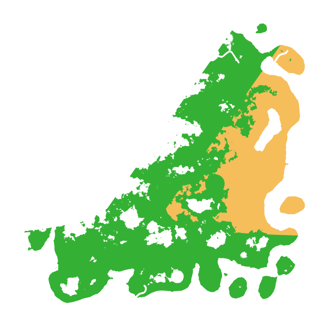 Biome Rust Map: Procedural Map, Size: 4500, Seed: 13231321
