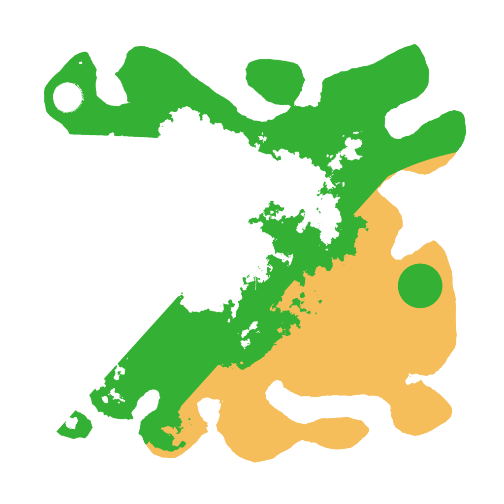 Biome Rust Map: Barren, Size: 3000, Seed: 1234567