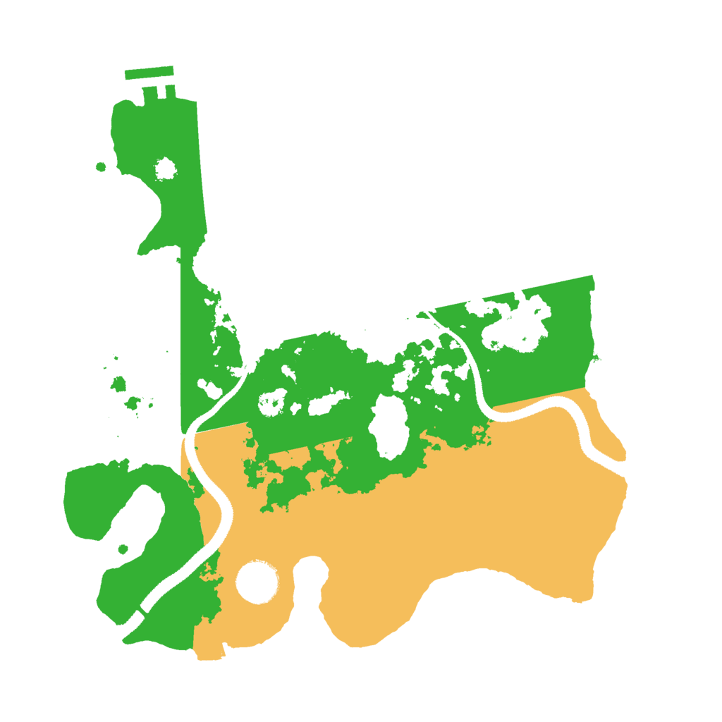 Biome Rust Map: Procedural Map, Size: 3000, Seed: 15945