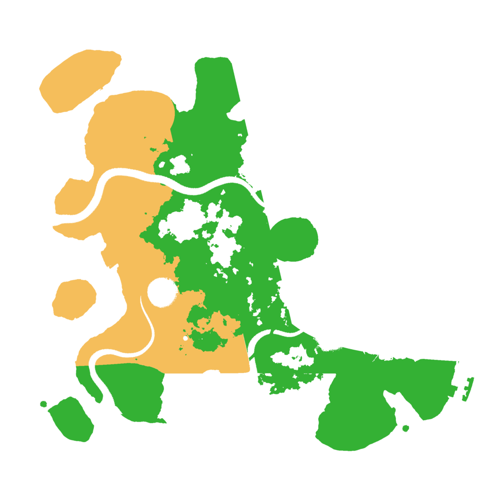 Biome Rust Map: Procedural Map, Size: 3000, Seed: 128611194