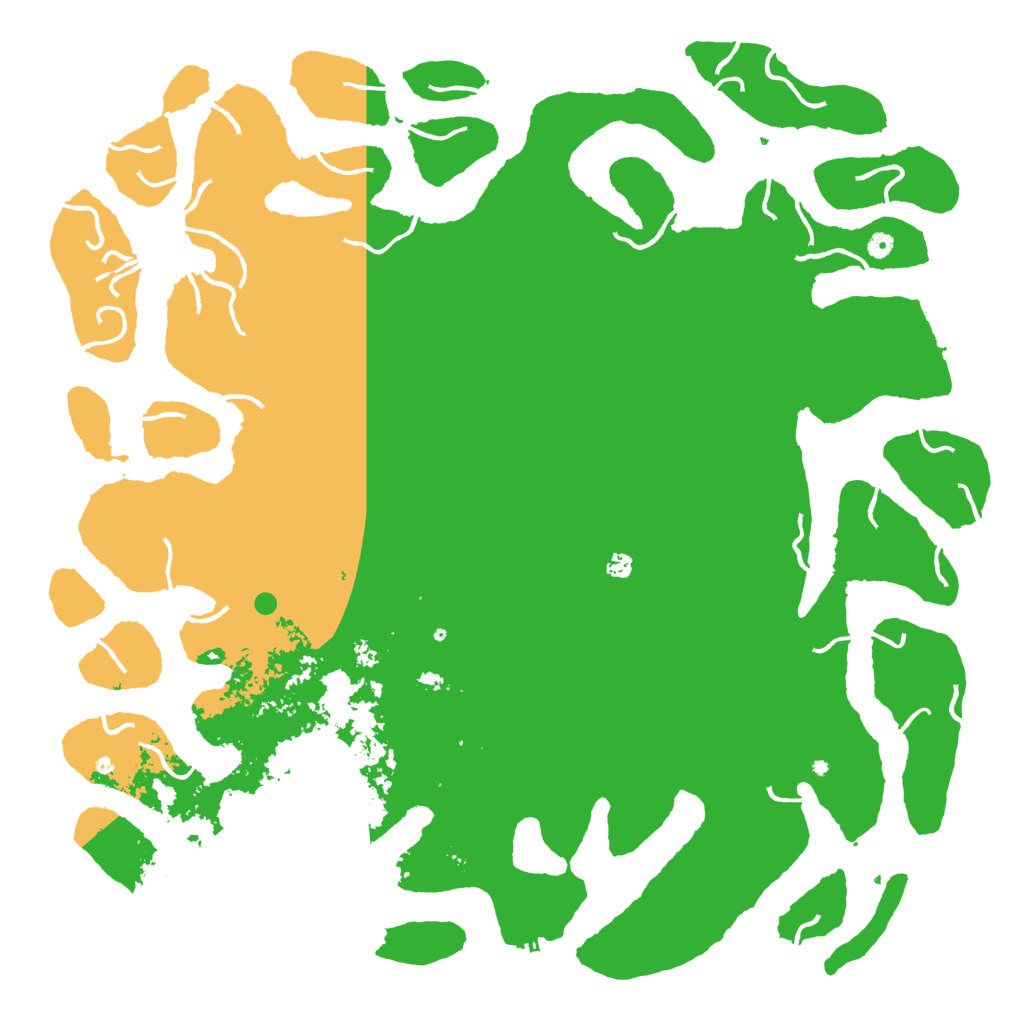 Biome Rust Map: Procedural Map, Size: 6000, Seed: 84109024