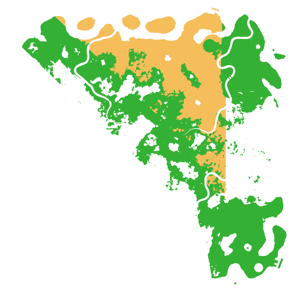Biome Rust Map: Procedural Map, Size: 6000, Seed: 2255