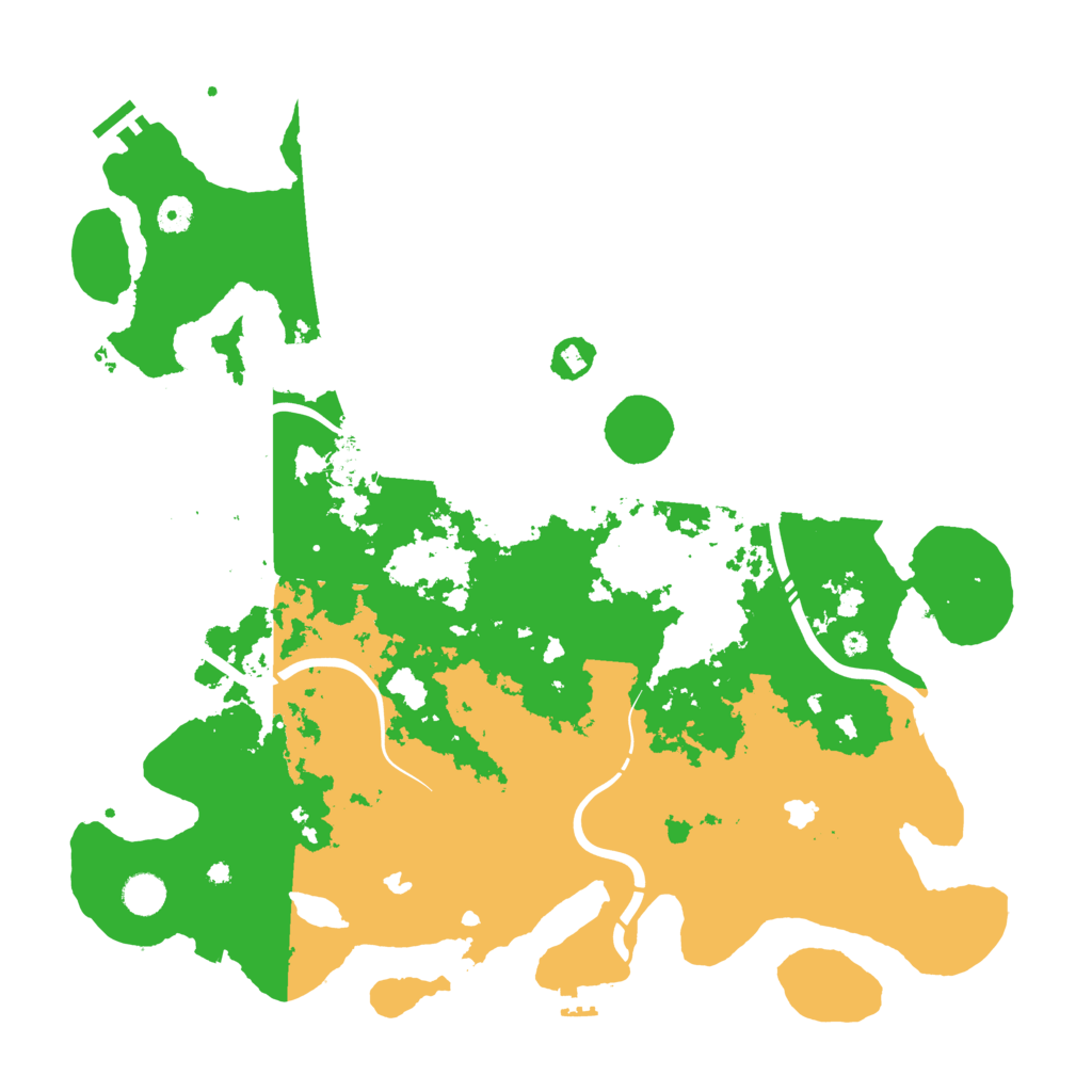 Biome Rust Map: Procedural Map, Size: 4500, Seed: 764933079