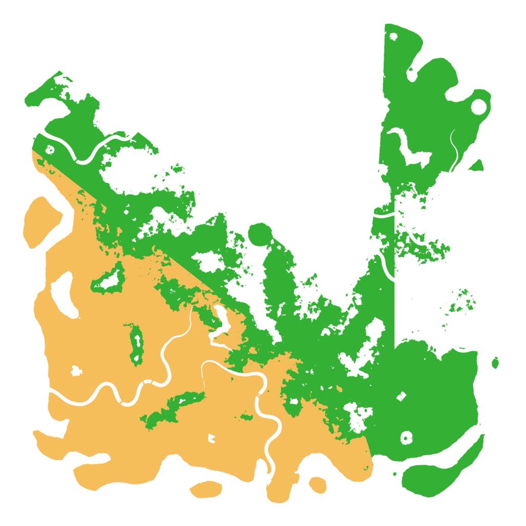 Biome Rust Map: Procedural Map, Size: 6000, Seed: 164234