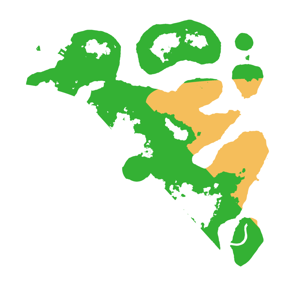 Biome Rust Map: Procedural Map, Size: 3000, Seed: 490587421