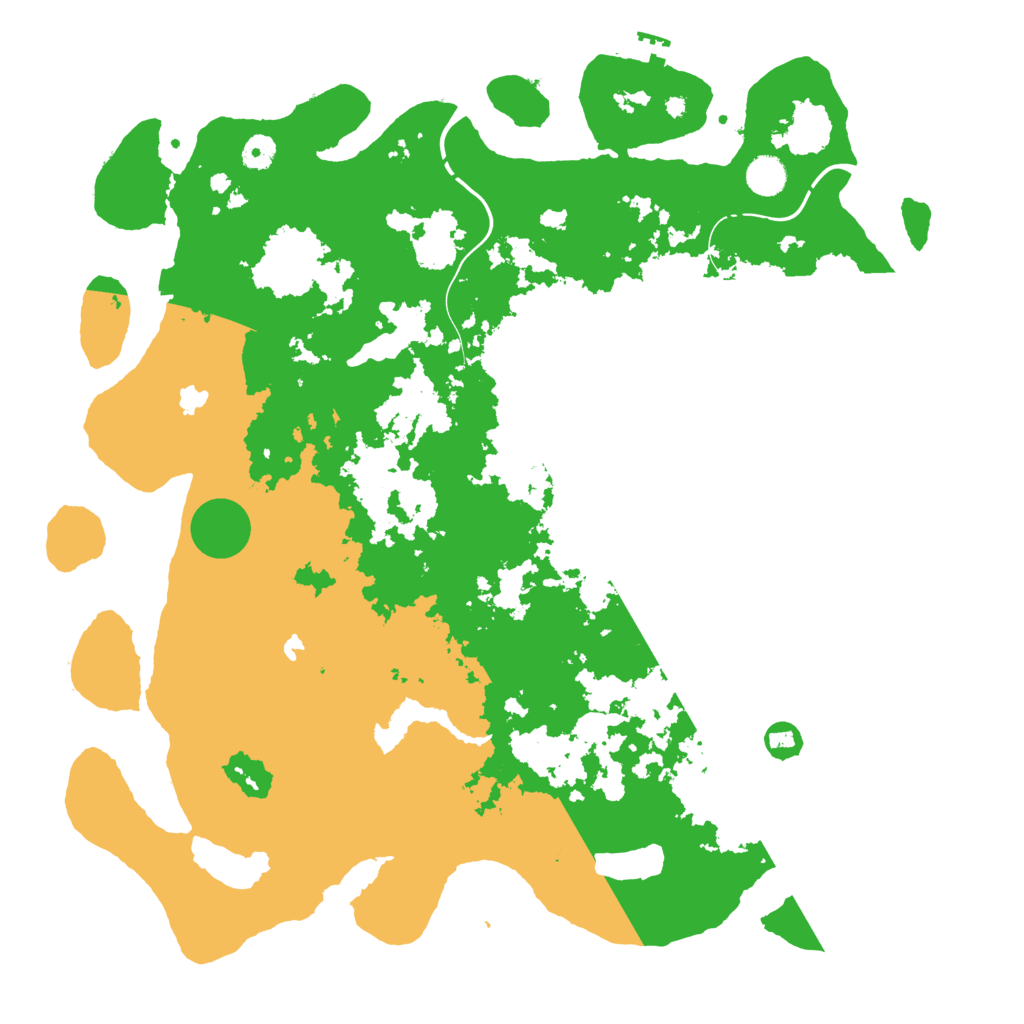 Biome Rust Map: Procedural Map, Size: 4500, Seed: 42069420