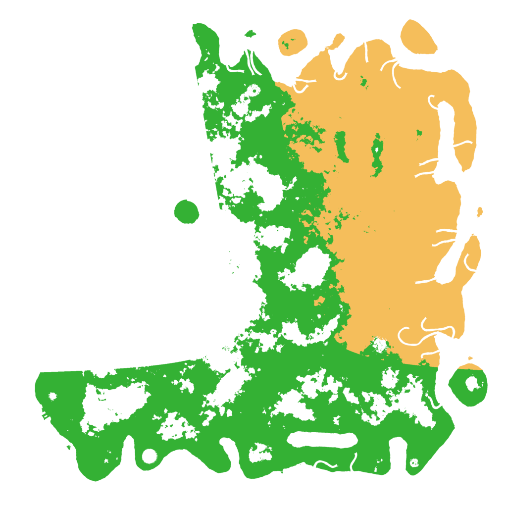 Biome Rust Map: Procedural Map, Size: 6000, Seed: 74633010