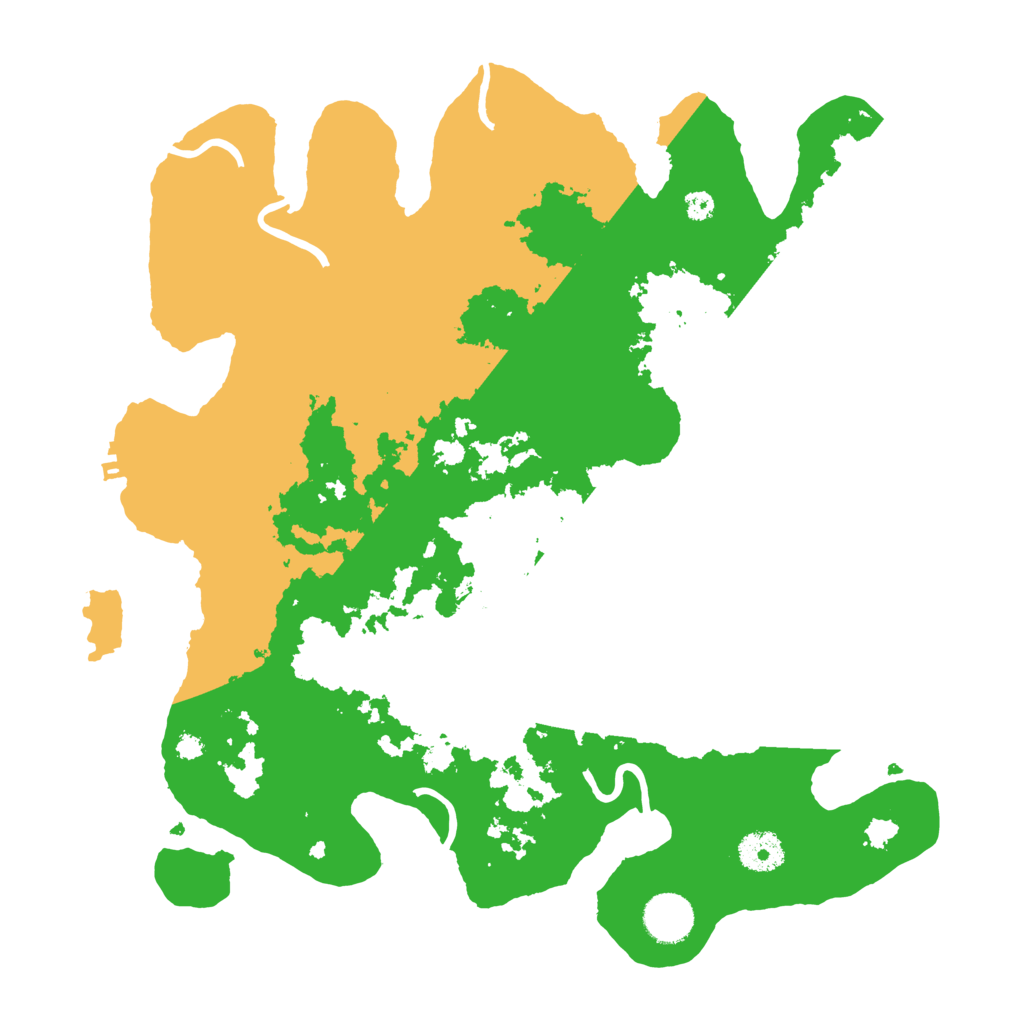 Biome Rust Map: Procedural Map, Size: 3600, Seed: 883927759