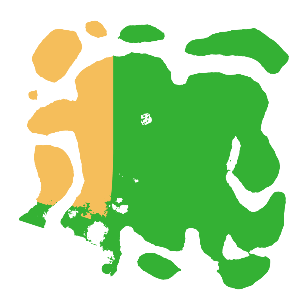 Biome Rust Map: Barren, Size: 4000, Seed: 7