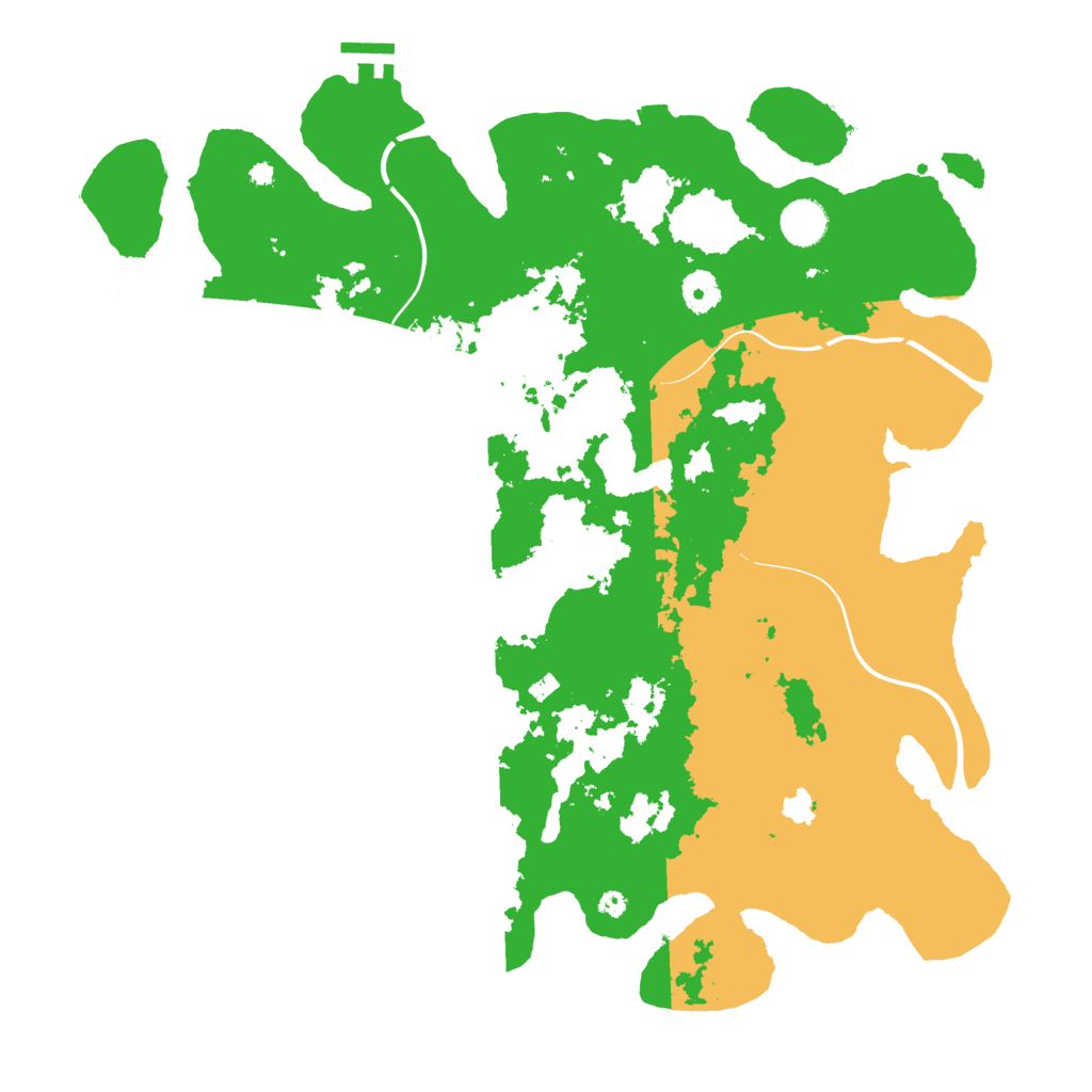 Biome Rust Map: Procedural Map, Size: 4100, Seed: 24633