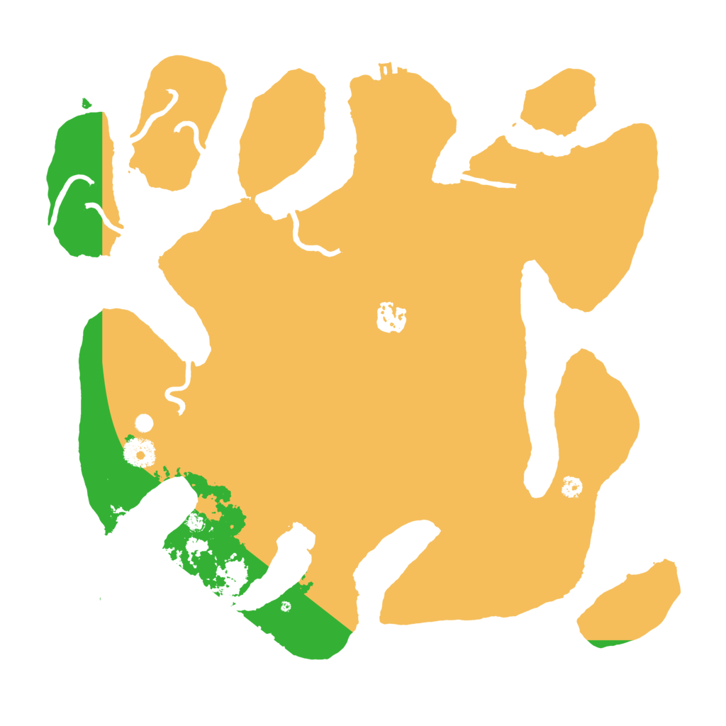 Biome Rust Map: Procedural Map, Size: 3500, Seed: 2182277