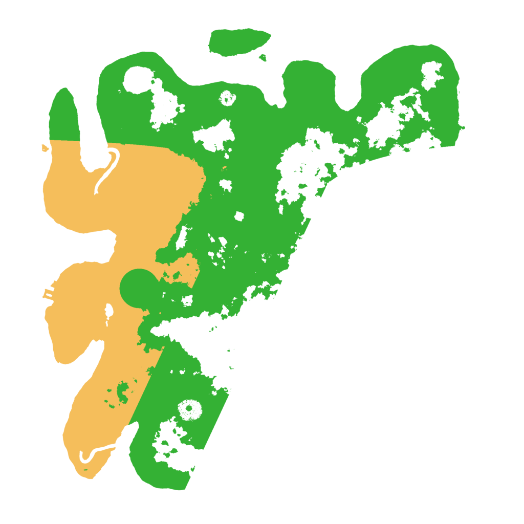 Biome Rust Map: Procedural Map, Size: 3510, Seed: 6395424