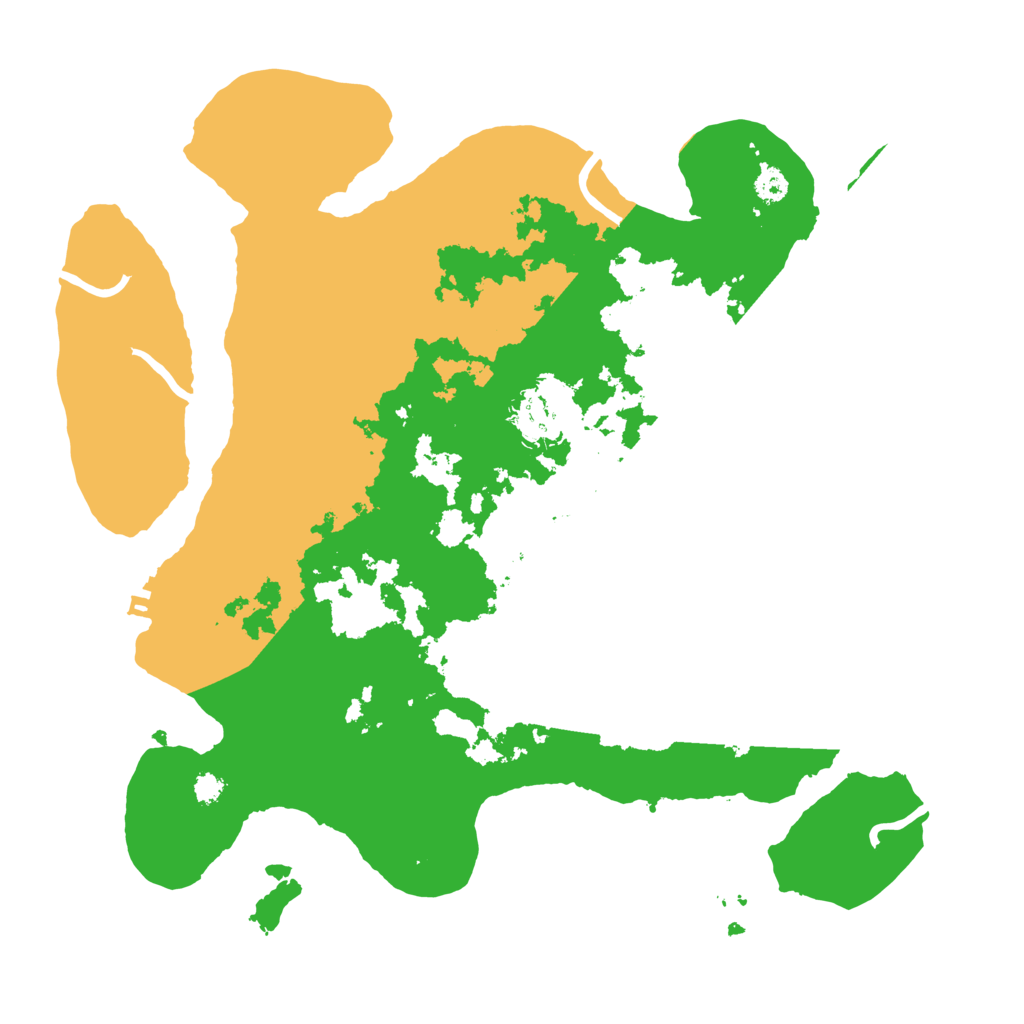 Biome Rust Map: Procedural Map, Size: 3200, Seed: 302308