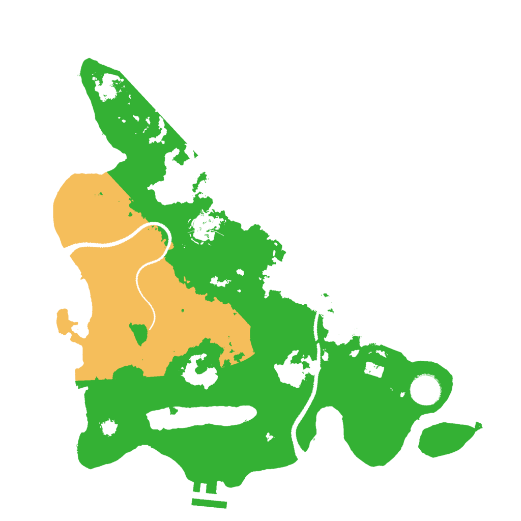 Biome Rust Map: Procedural Map, Size: 3000, Seed: 66752