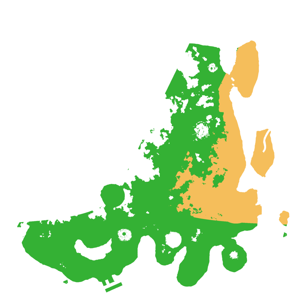 Biome Rust Map: Procedural Map, Size: 3500, Seed: 50439129