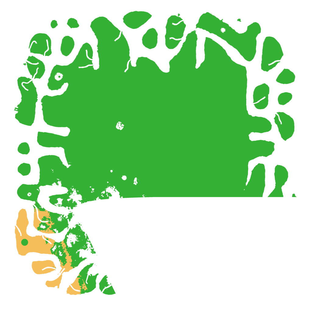 Biome Rust Map: Procedural Map, Size: 6000, Seed: 1235