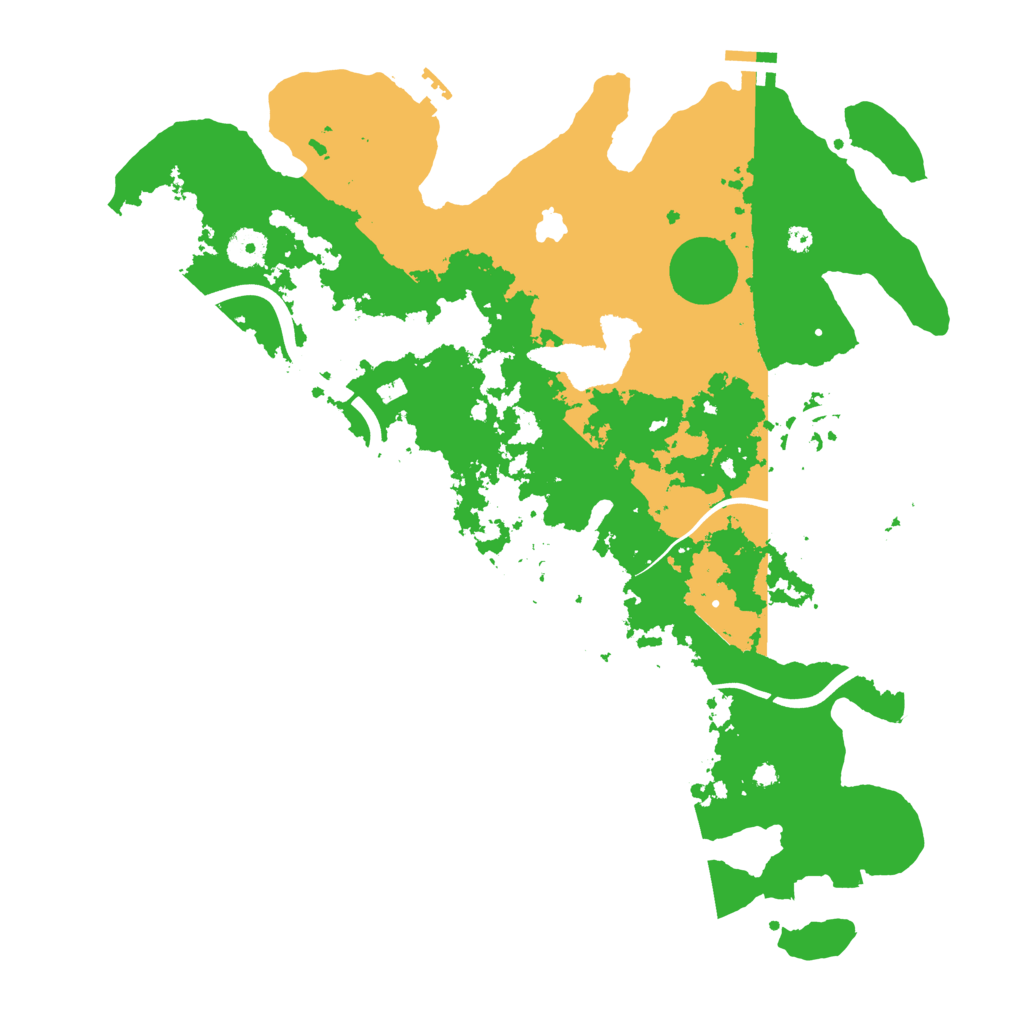 Biome Rust Map: Procedural Map, Size: 4000, Seed: 12348