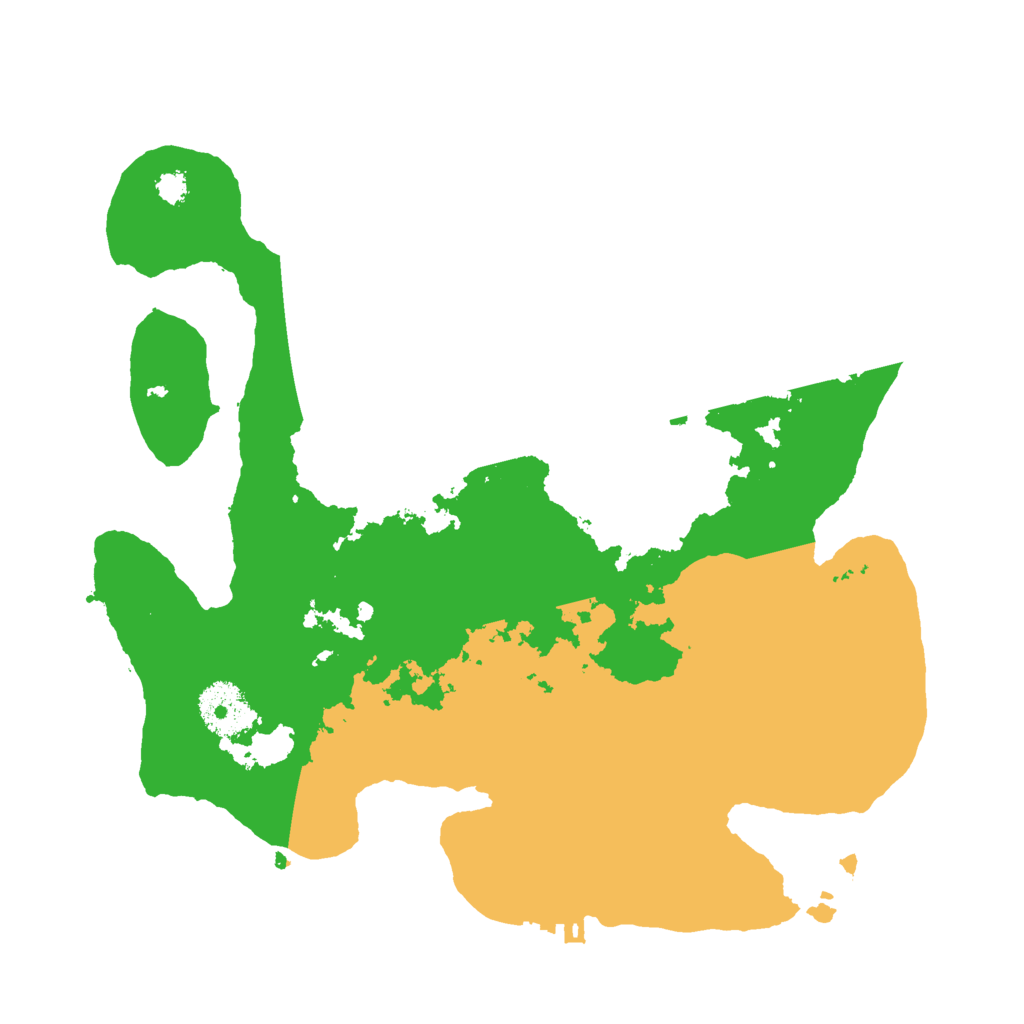 Biome Rust Map: Procedural Map, Size: 3000, Seed: 1627792881