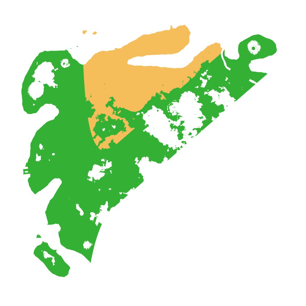 Biome Rust Map: Procedural Map, Size: 3510, Seed: 3750130