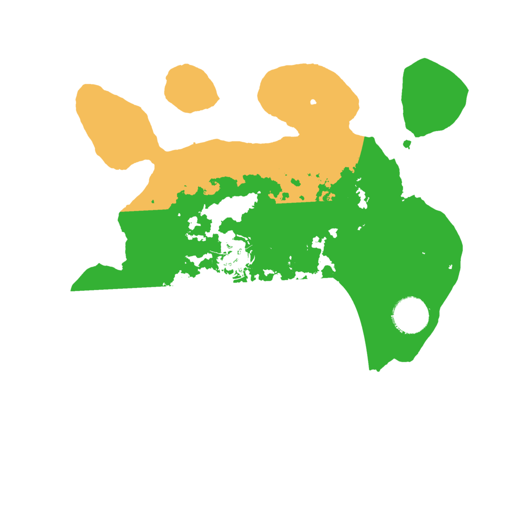 Biome Rust Map: Barren, Size: 2500, Seed: 545