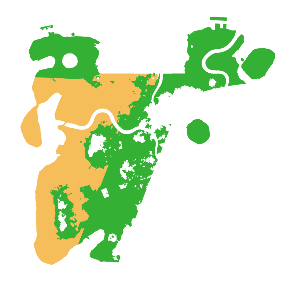 Biome Rust Map: Procedural Map, Size: 3500, Seed: 1179612617