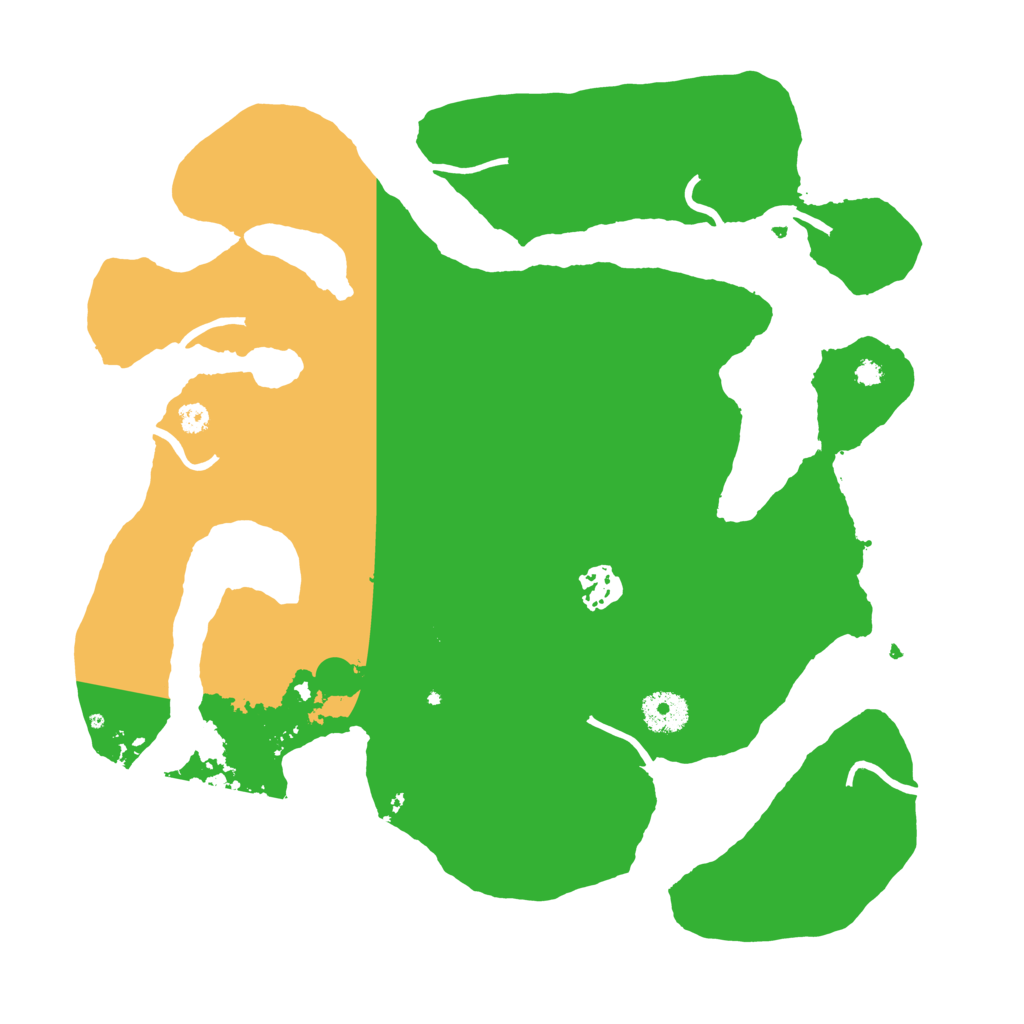 Biome Rust Map: Procedural Map, Size: 3500, Seed: 908277280