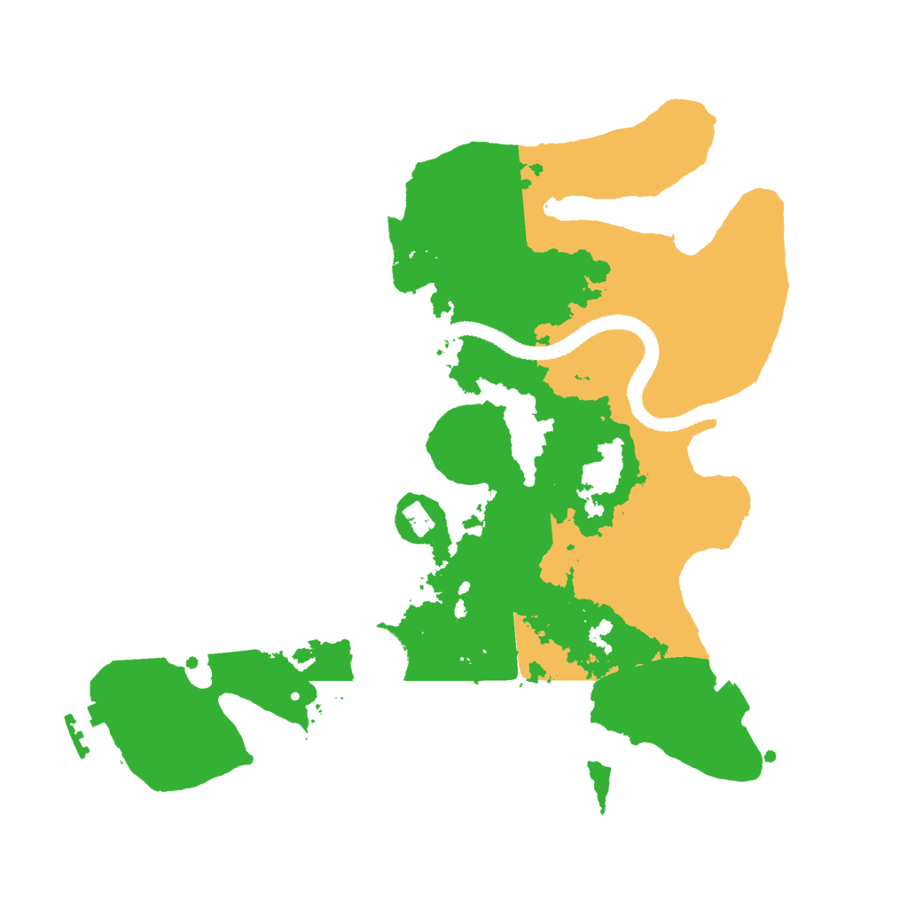 Biome Rust Map: Procedural Map, Size: 3000, Seed: 181106