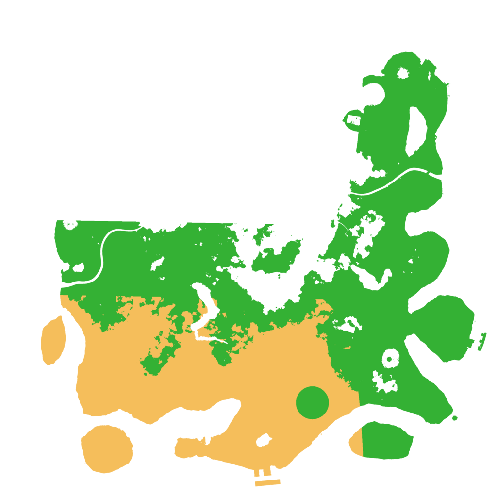 Biome Rust Map: Procedural Map, Size: 4000, Seed: 15484