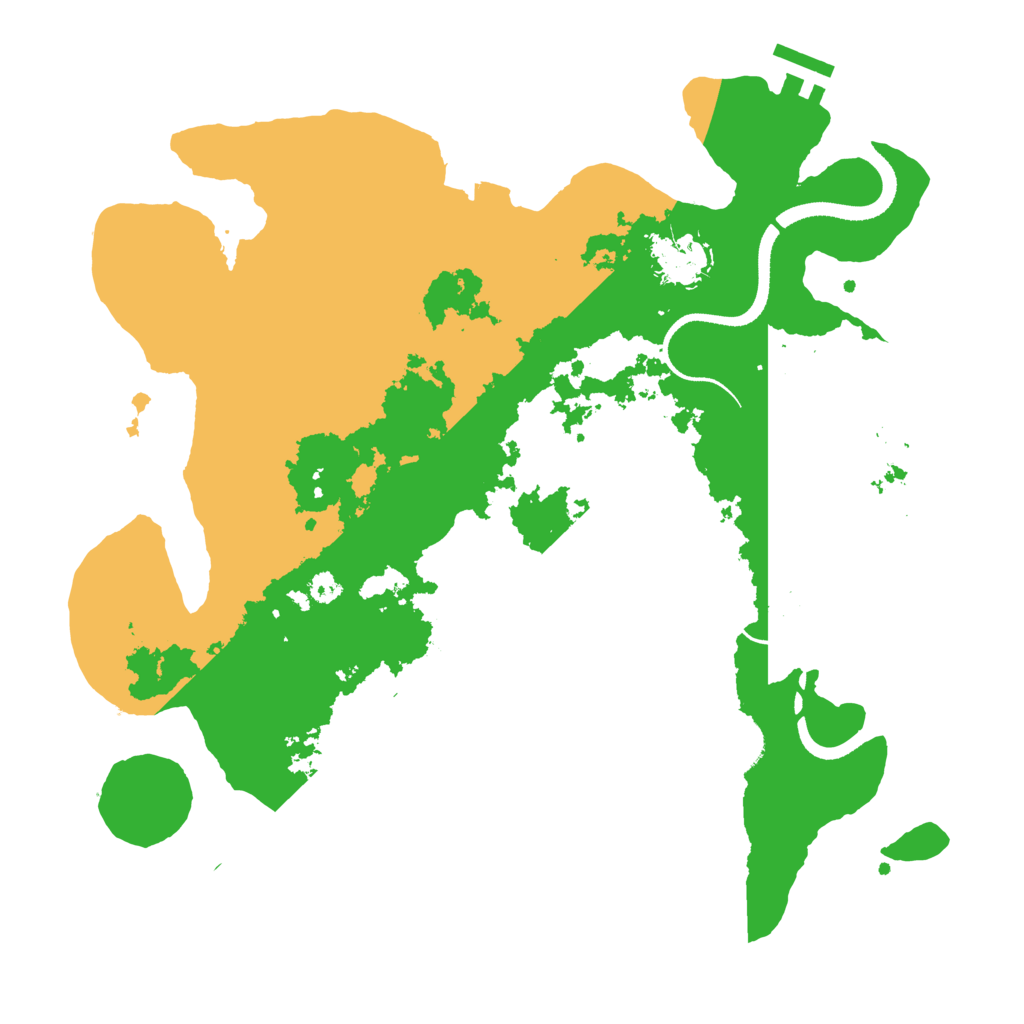 Biome Rust Map: Procedural Map, Size: 3333, Seed: 841733