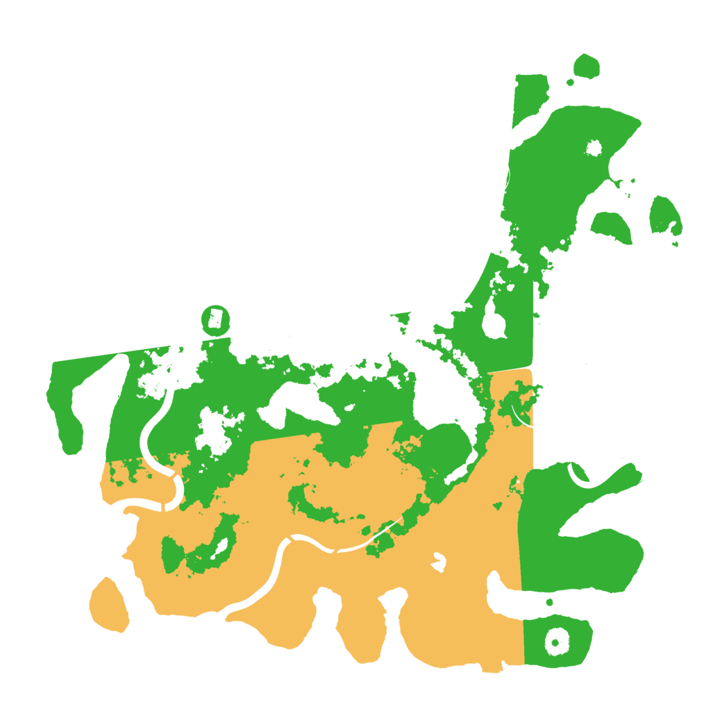 Biome Rust Map: Procedural Map, Size: 4000, Seed: 64463615
