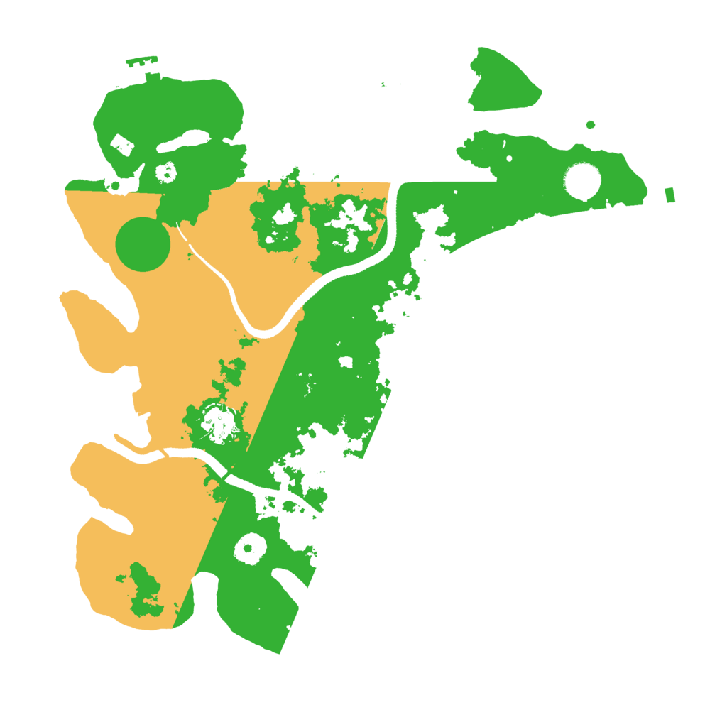 Biome Rust Map: Procedural Map, Size: 3500, Seed: 818369876