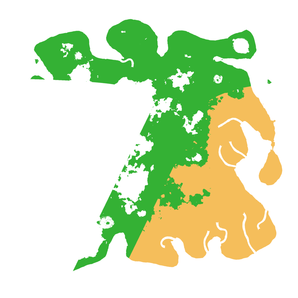 Biome Rust Map: Procedural Map, Size: 3500, Seed: 164