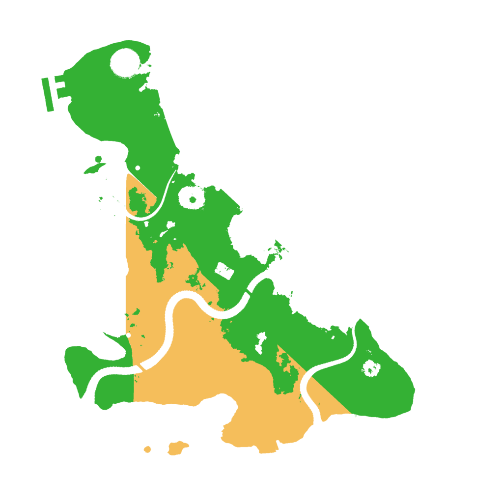 Biome Rust Map: Procedural Map, Size: 3000, Seed: 268071308