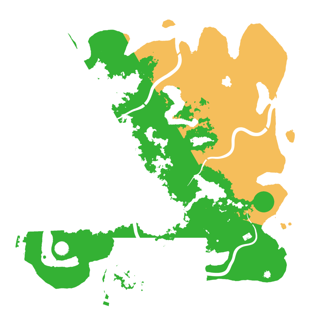 Biome Rust Map: Procedural Map, Size: 4000, Seed: 40271058