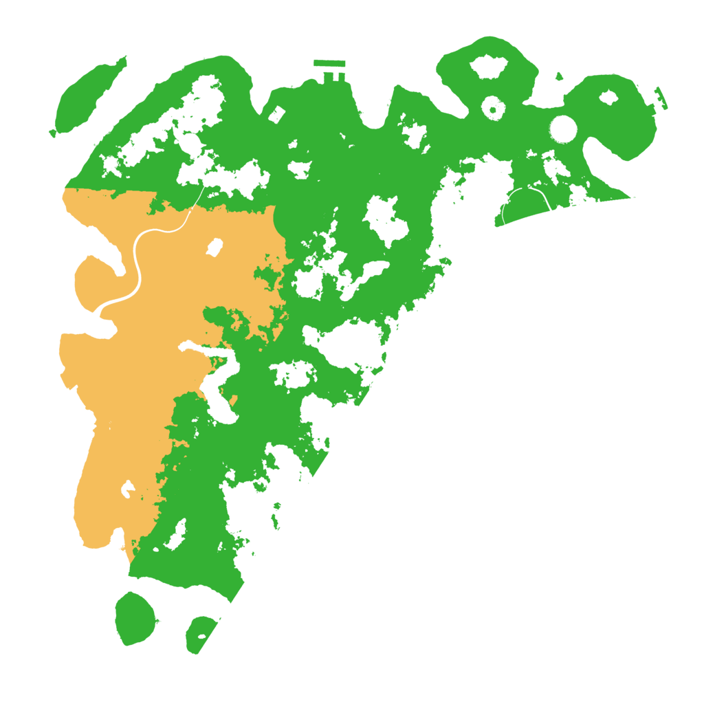 Biome Rust Map: Procedural Map, Size: 4500, Seed: 44