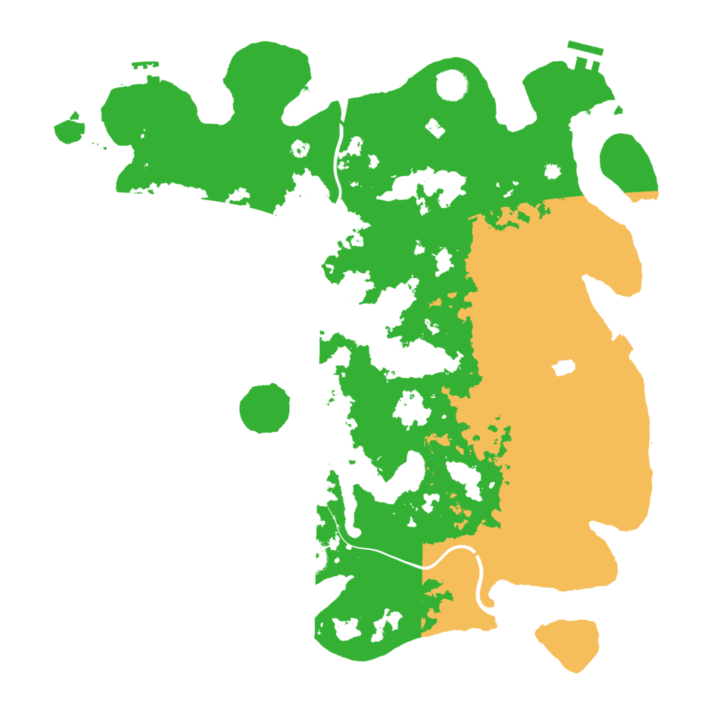 Biome Rust Map: Procedural Map, Size: 4000, Seed: 757575444