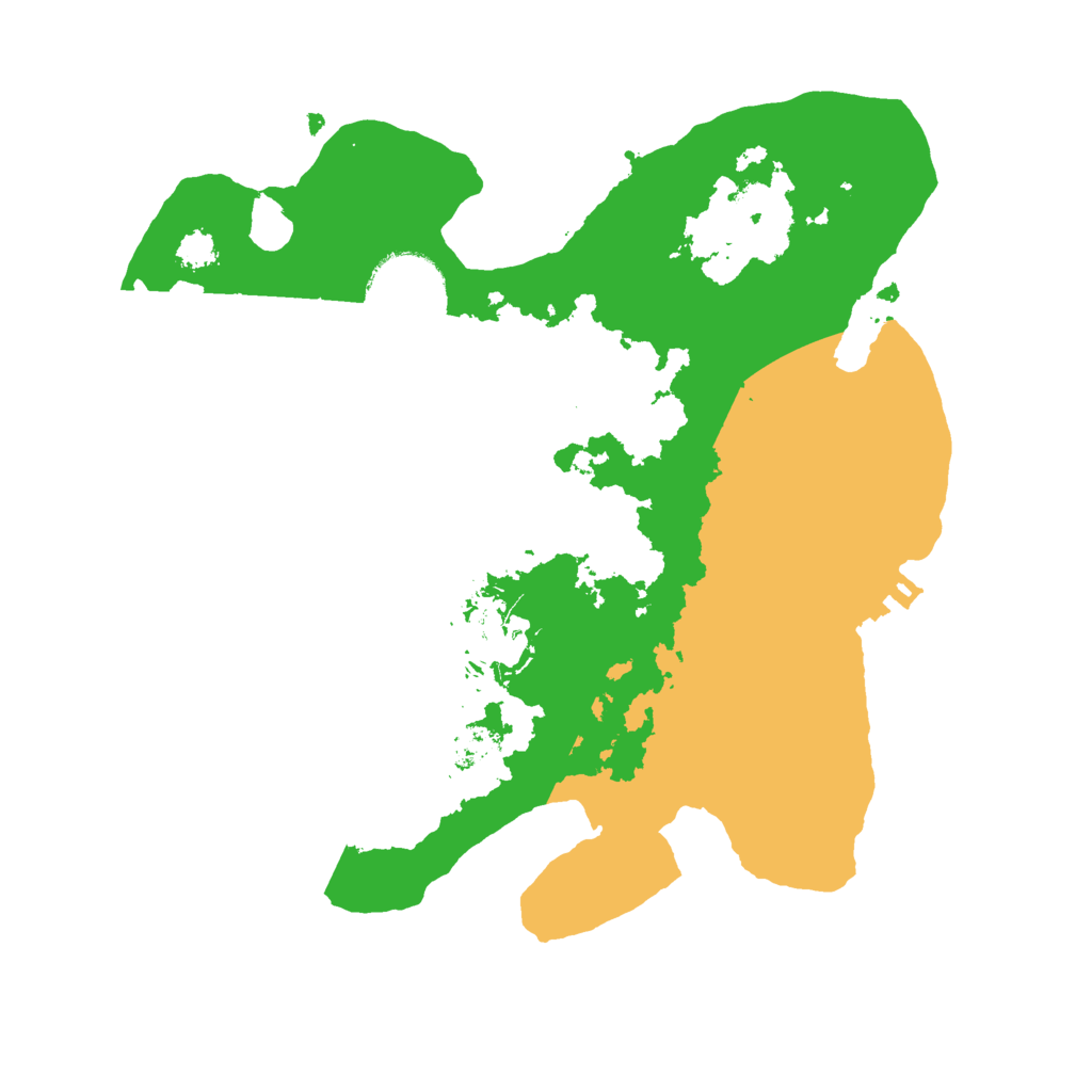 Biome Rust Map: Procedural Map, Size: 2600, Seed: 125