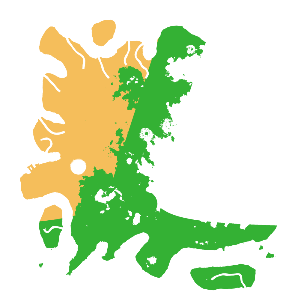 Biome Rust Map: Procedural Map, Size: 3500, Seed: 47293853