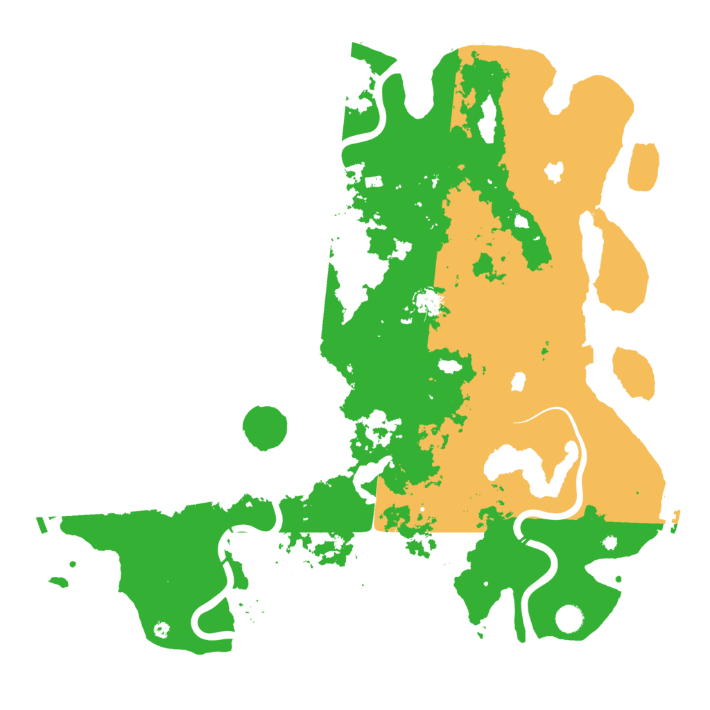Biome Rust Map: Procedural Map, Size: 4500, Seed: 24964