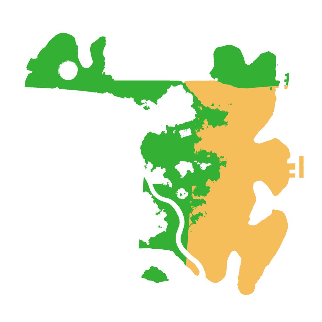 Biome Rust Map: Procedural Map, Size: 3000, Seed: 1647152307
