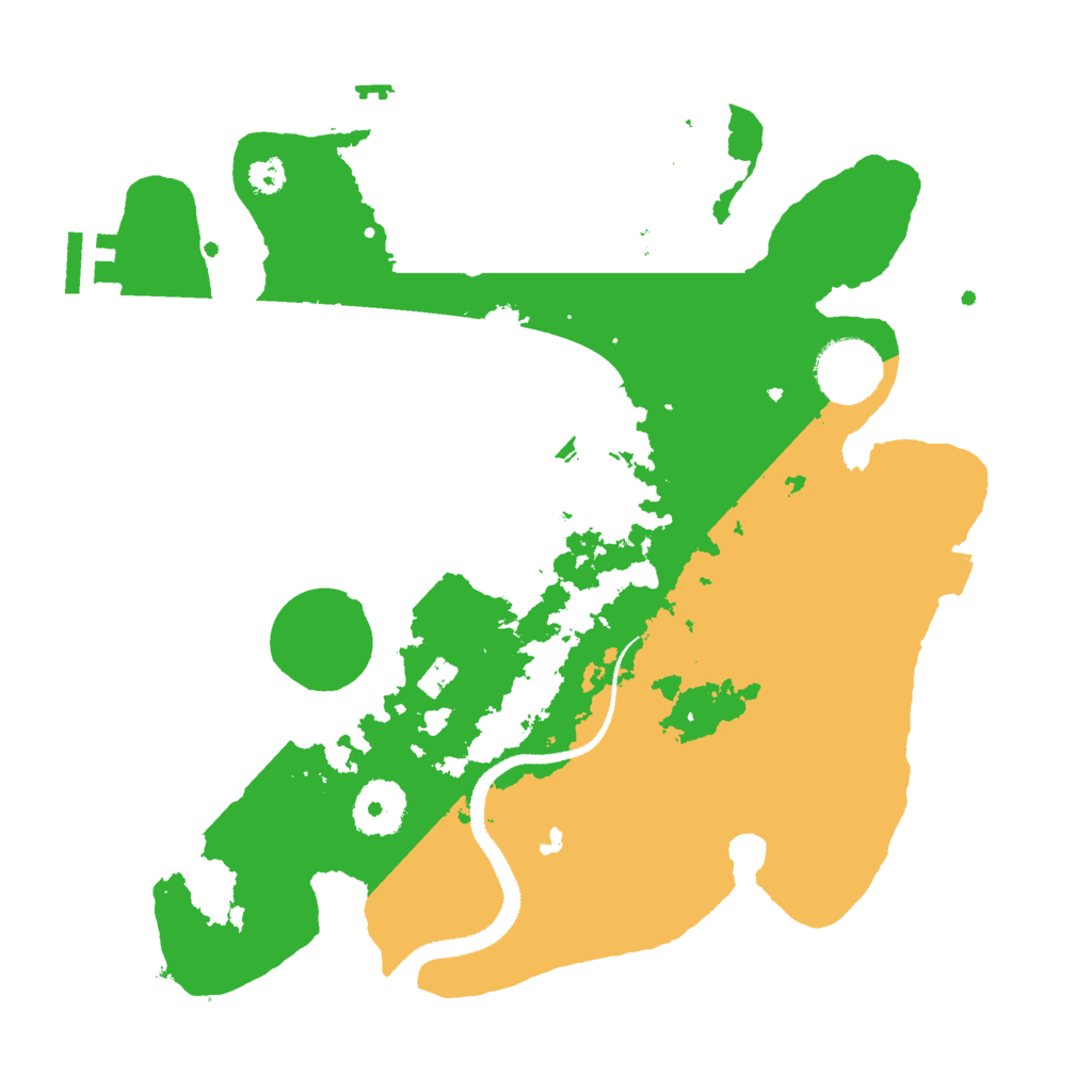 Biome Rust Map: Procedural Map, Size: 3000, Seed: 5151