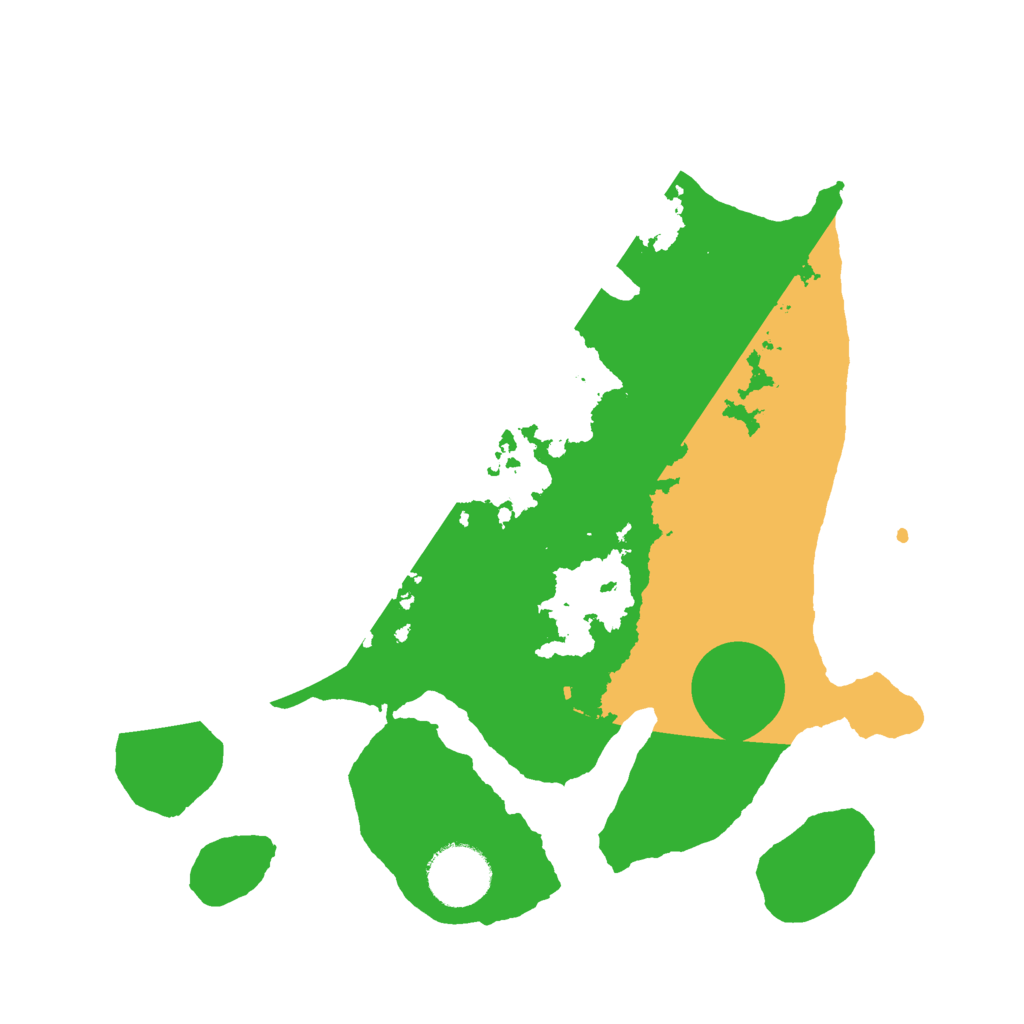 Biome Rust Map: Barren, Size: 2900, Seed: 112954279