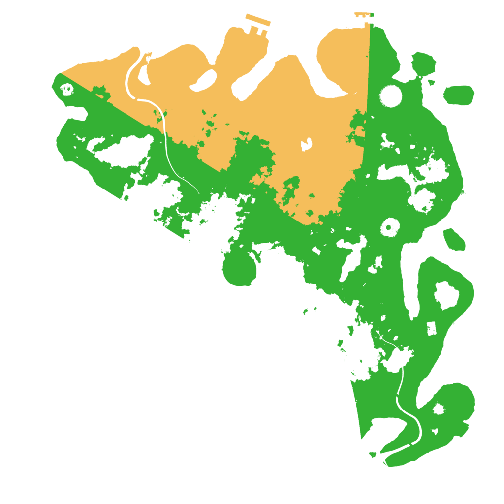 Biome Rust Map: Procedural Map, Size: 4000, Seed: 5633974