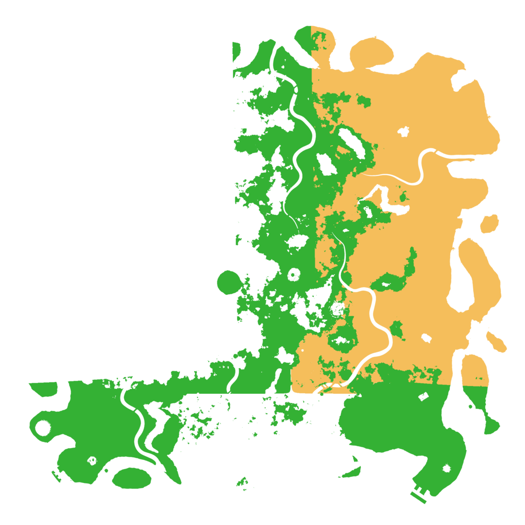 Biome Rust Map: Procedural Map, Size: 6000, Seed: 1466210839